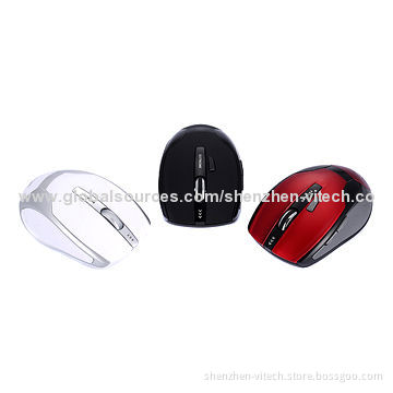 2.4G wireless mouse with 6 keys on, backward and forward function